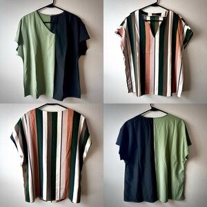 Women’s V Neck Blouses *2for1!!*